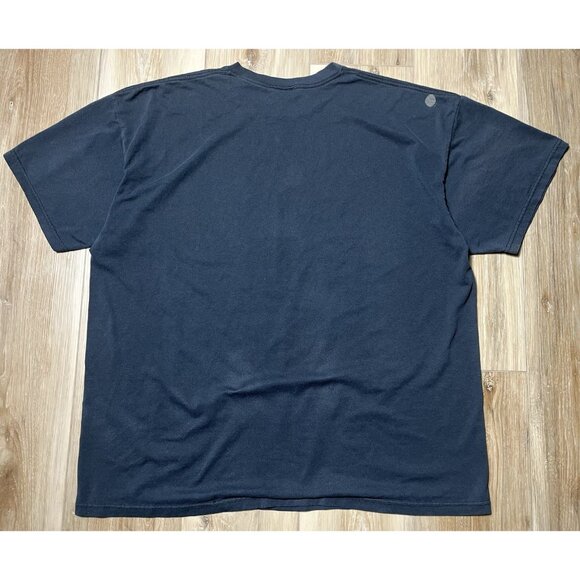 Great Smoky Mountains Wolf Pack Black T-Shirt - Men XXL *Stained - Picture 9 of 16